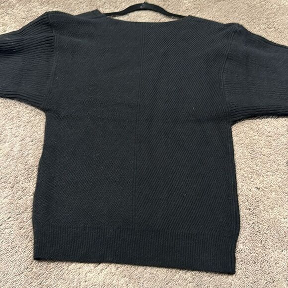 White Birch V neck sweater super soft balloon sleeves size M - Picture 5 of 8